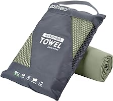 Rainleaf Microfiber Towel Perfect Travel & Gym & Camping Towel. Quick Dry - Super Absorbent - Ultra Compact -...