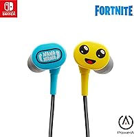 PowerA Wired Earbuds for Nintendo Switch – Fortnite Peely, 3.5 mm, Wired, Officially Licensed, Bonus Virtual Item and...