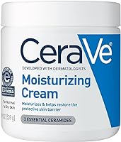 CeraVe Moisturizing Cream | Body and Face Moisturizer for Dry Skin | Body Cream with Hyaluronic Acid and Ceramides |...