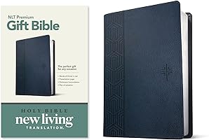 Premium Gift Bible NLT (LeatherLike, Blue Cross, Red Letter)
