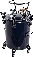 TCP Global 10 Gallon (38 Liters) Pressure Pot Tank for Resin Casting - Heavy Duty Powder Coated Pot with Air Tight Clamp...